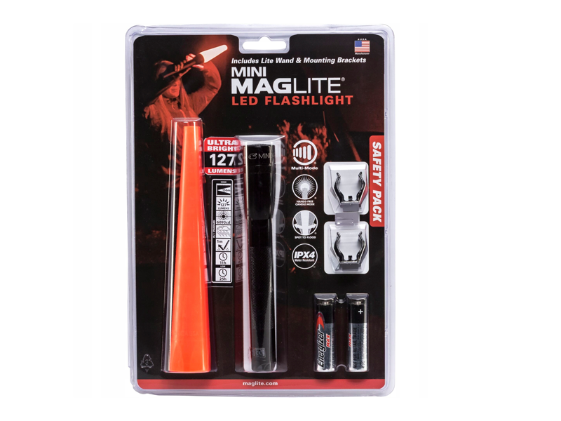 Maglite Mini-LED 2AA Sicherheitslampe schwarz