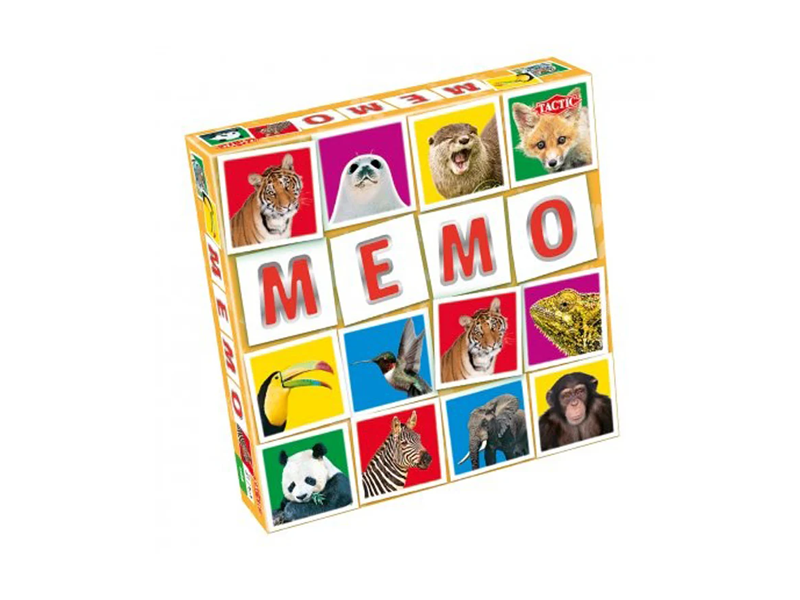 Tactic Memo Wild Animals | Leksaker - Spel - Memory spel | GameStuff