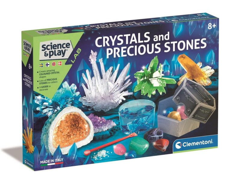 Clementoni Scienc & Play Lab - Crystals & Precious Stones (Nordic)