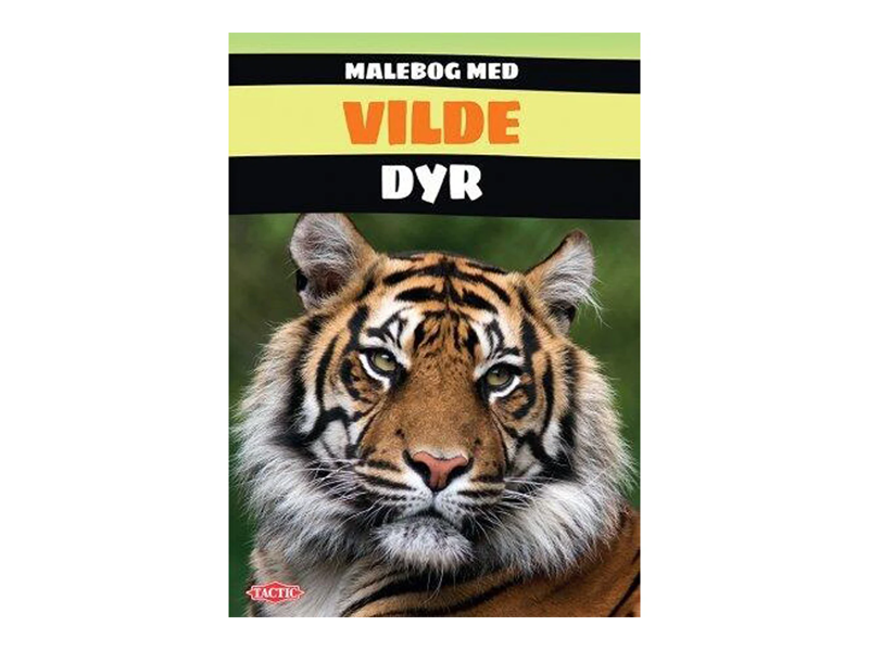 Malebog med vilde dyr (DK) - Børnebog
