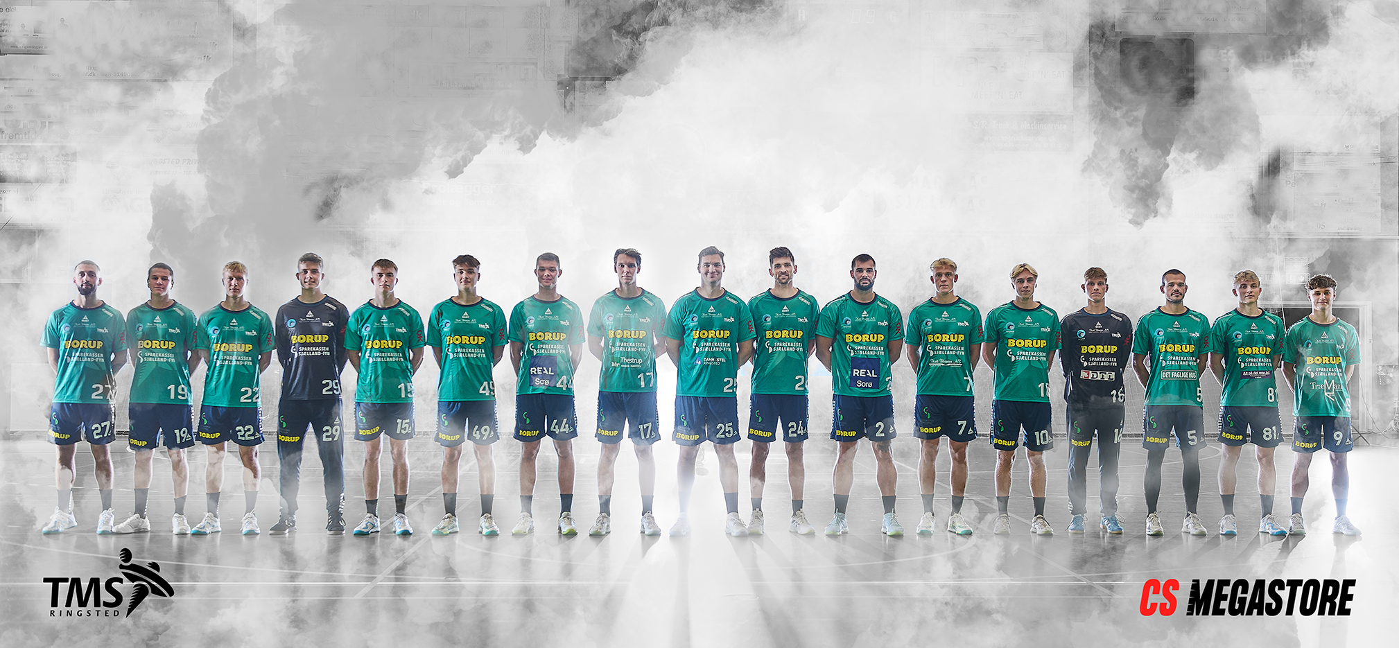 TMS Ringsted holdbillede med CS MEGASTORE sponsorat