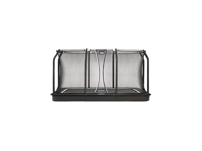 Trampolin Royal Baseground 396 x 244 cm, sort inkl. net Salta (805-833)