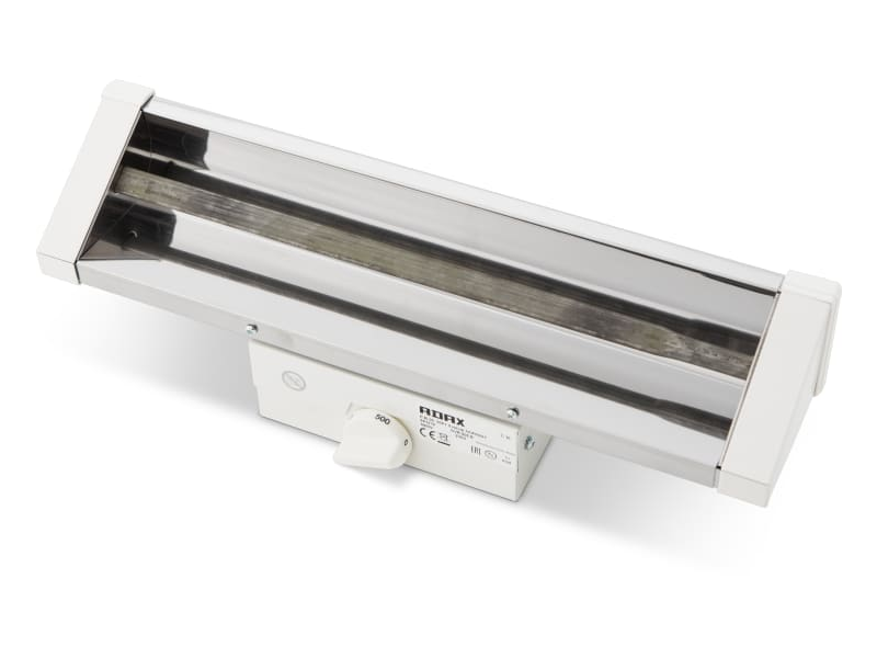 Reflektorovn 500W m/ LED-indikator, Trinløs Afbryder & Stikprop – Strålevarmer