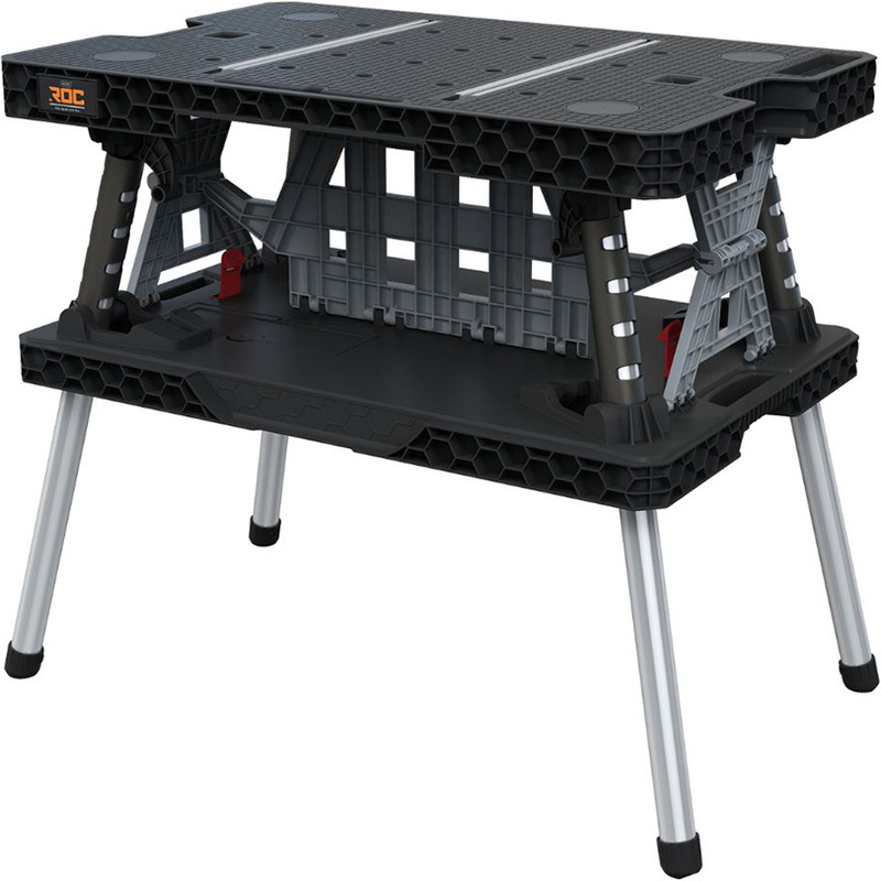 Keter Schwarz Faltbare Werkbank 2.0 Inkl. Schraubzwingen 85 X 57 Cm Max. 453 Kg - Image 2
