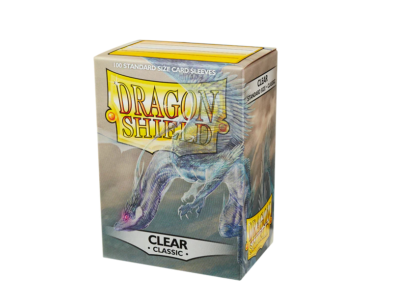 Dragon Shield Deck Protectors - Classic: Clear (Gennemsigtig) - 100 lommer - Dragonshield - Sleeves #AT-10001