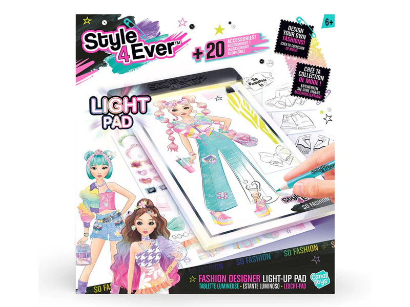 STYLE 4EVER Fashion Designer Light-up Pad | Leksaker - Kreativitet - Mode och smycken | GameStuff