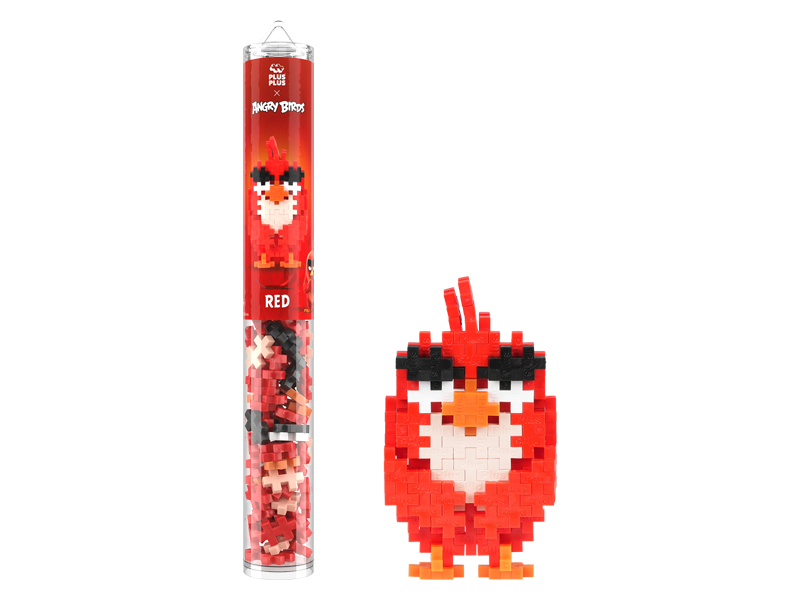 Plus-Plus Angry Birds Movie Red Tube