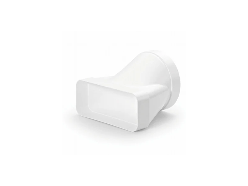 (4043006) Rund/flad adapter Ø 150/89 x 222 mm.