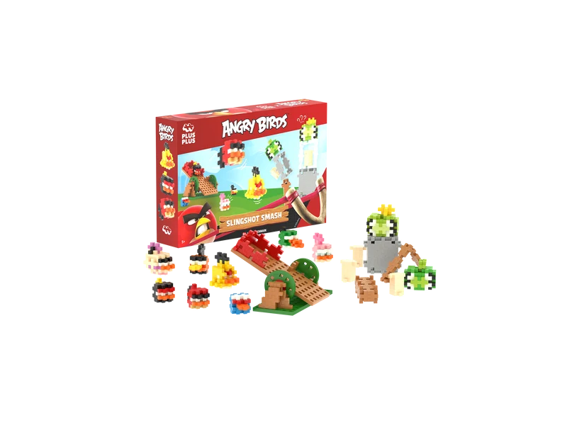 Plus-Plus Angry Birds Slingshot Smash