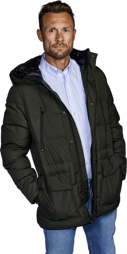 Parka Jakke Fitted Green