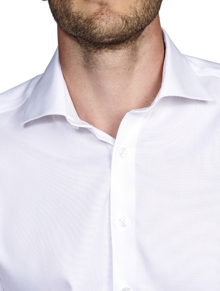 Copenhagen Struktureret Skjorte Fitted White