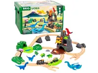 BRIO Dinosaur Deluxe-set, Tog- og sporsett, 3 år, Flerfarget