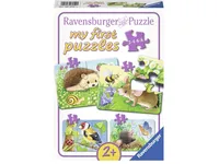 Puslespill 2,4,6,8 My First Puzzle Dyr i hagen Rav