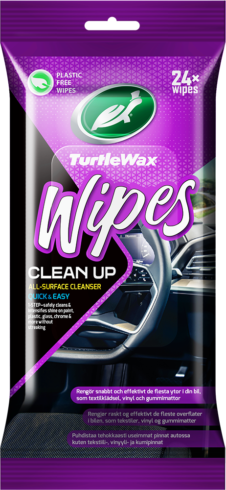Turtle Wipes Clean Up Flatpack 24 st