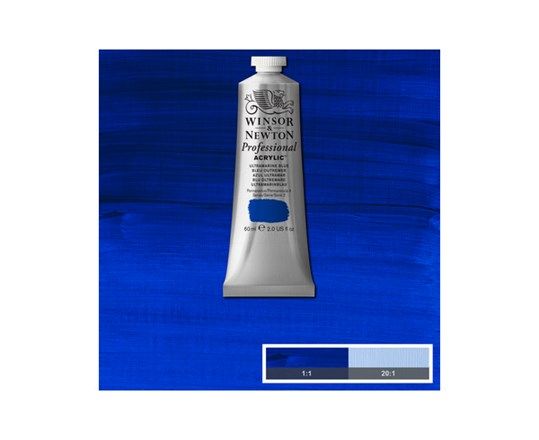 Proff. Acrylfarbe 60 Ml Ultramarine Blue 664
