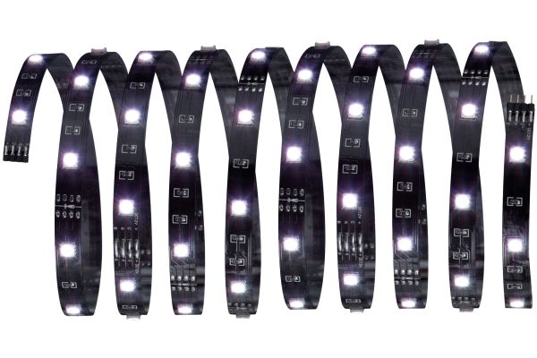 Paulmann 702.52, Universalstreifenleuchte, Ambiente, Drinnen, Klebeband, Schwarz, Iii