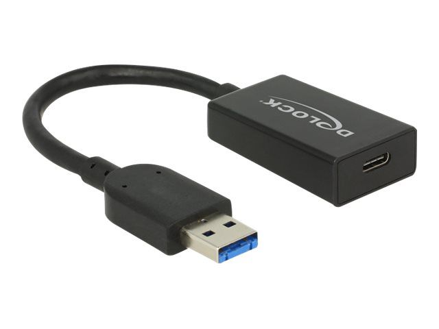 DeLOCK Converter USB 3.1 Gen 2 Type-A uros > USB Type-C - USB-sovitin - USB Type A (han) til USB-C (hun) - USB 3.1 Gen 2 - 15 cm - lajittelu