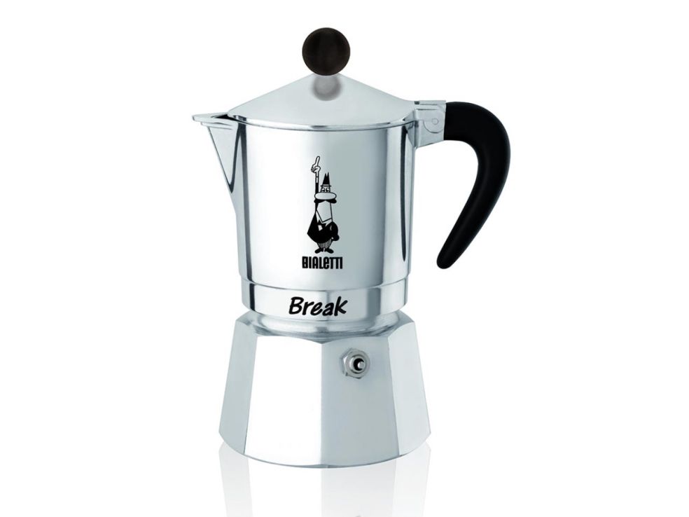 Bialetti Break, Mokka-Kanne, Aluminium, Aluminium, 3 Tassen, Break, 1 Stück(E)