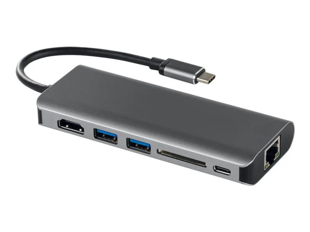 USB-C В 2 HDMI. Vincci USB-C HDMI Dock Station. USB Hub Baseus Lite Series 6-Port HDMI+2xusb3.0+Type-c+SD/TF Black 606329.