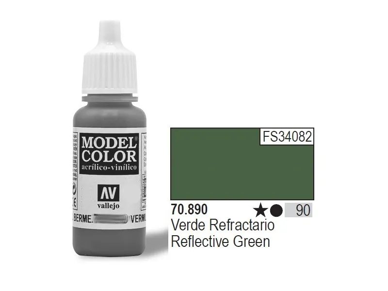 Model Color Verde Refractario 17ml (90)