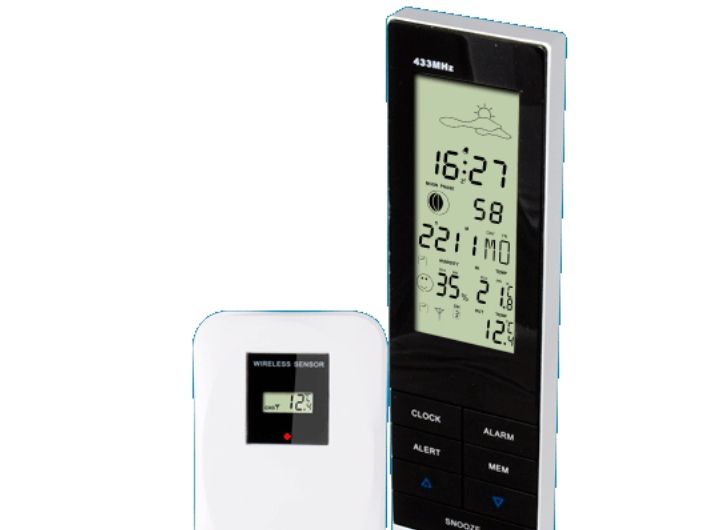 Alecto Ws-1150, Schwarz, Weiß, °C, Aa