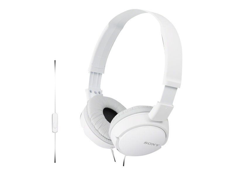 Sony Mdr-Zx110 - Hovedtelefoner - Fuld Størrelse - Kablet - 3,5 Mm Jackstik - Hvid
