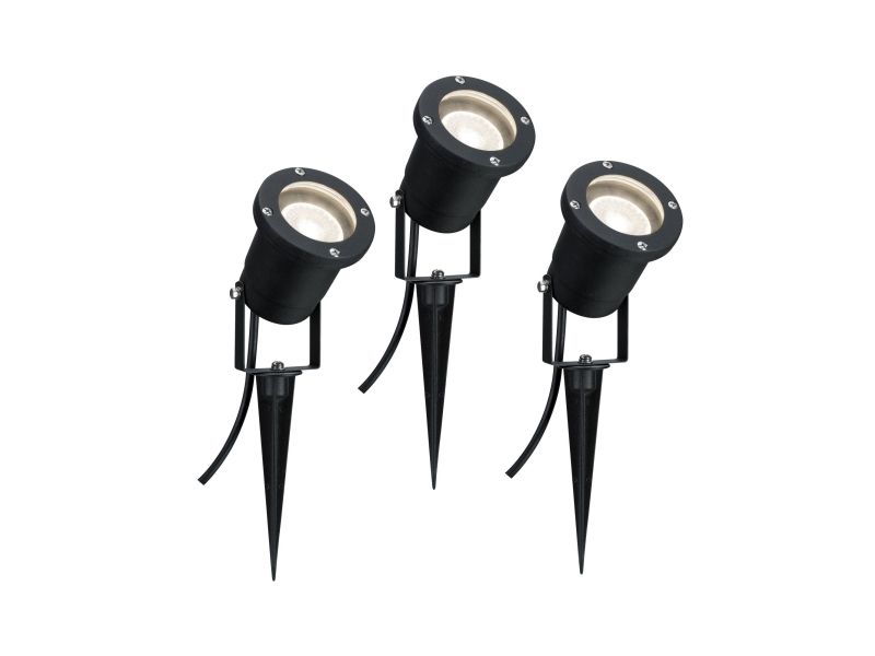 Paulmann 988.97, Udendørs Jordbelysning, Sort, Aluminium, Ip65, Have, Gulvmontering