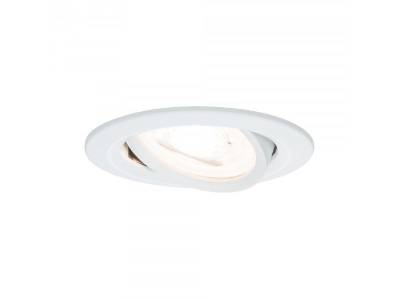 Paulmann 934.30, Indbygget Lysplade, Gu10, 1 Pære(R ), Led, 2700 K, Hvid