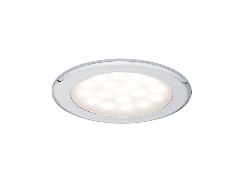 Paulmann 999.20, Einbaustrahler, Led, 2,5 W, 3000 K, 225 Lm, Chrom