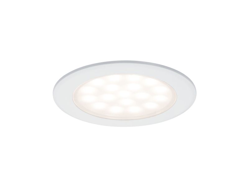 Paulmann 999.21, Einbaustrahler, Led, 2,5 W, 3000 K, 225 Lm, Weiß