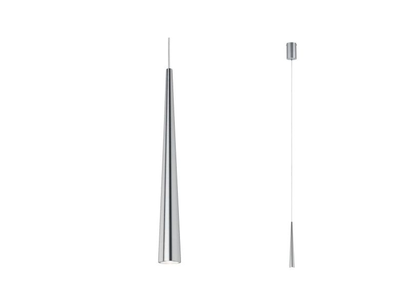 Paulmann Gutta 70929 Led-Pendelleuchte Led (Rgb) Led Eingebaut 7 W Aluminium (Gebürstet)