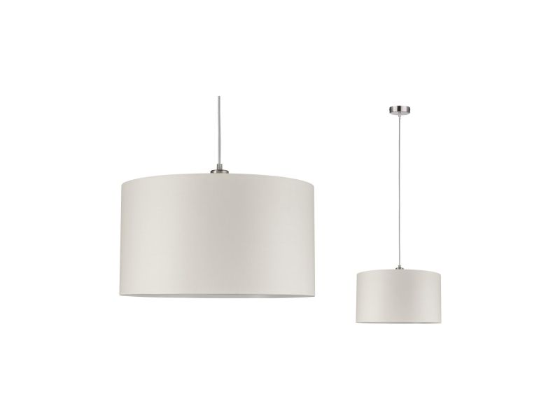 Paulmann Tessa 70924 Pendelleuchte Led (Rgb) E27 60 W Creme, Edelstahl (Gebürstet)