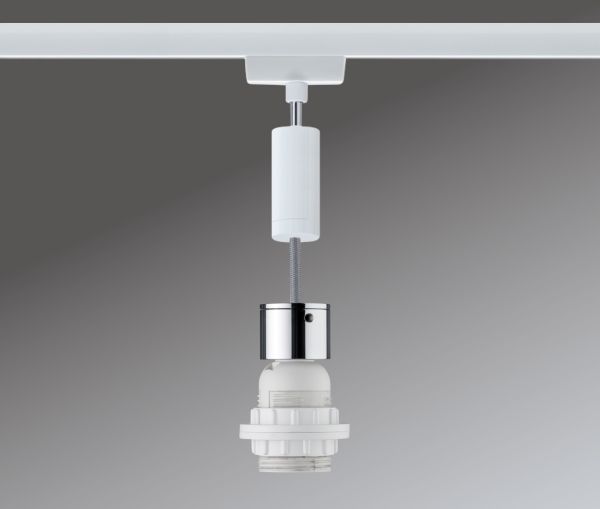 Paulmann Paulmann Paulmann Hochvolt-Schienensystemleuchte Universal E27 20 W Led (Rgb) Chrom, Weiß