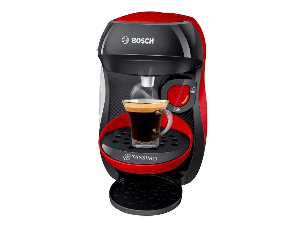 Bosch Maschine Kaffee TAS1003 Kaffeemaschine Tassimo+40 Pads T-Discs 1400W  Rot