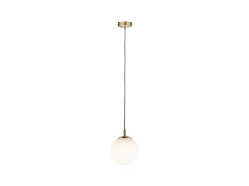 Paulmann Menja 79733 Pendelleuchte Led (Rgb) E27 20 W Messing (Gebürstet), Weiß