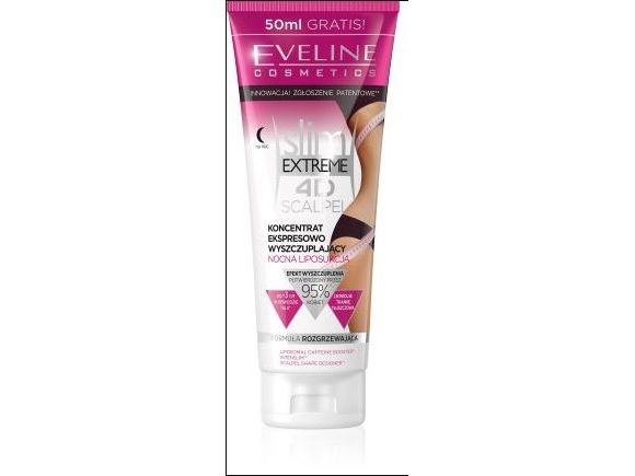 Eveline Serum Slim Extreme 4D Scalpel nattlig bantningsliposuktion
