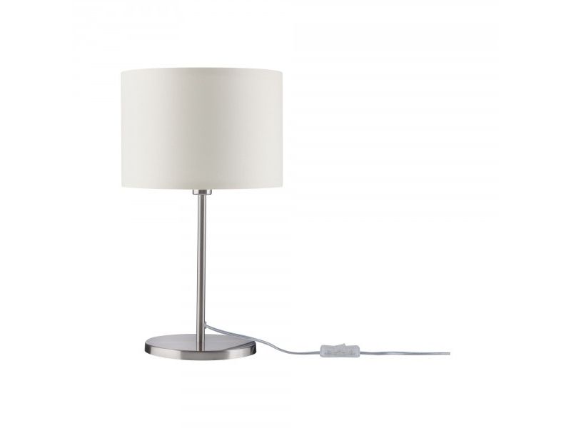 Paulmann 709.23, Cremefarben, Metallisch, Stoff, Metall, Schlafzimmer, Esszimmer, Wohnzimmer, Weiß, Ii, E14