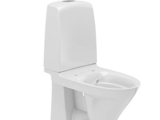 IFØ Ifö Spira gulvstående toilet med lukket S-lås - helt uden ...