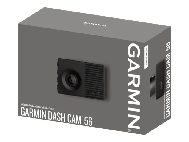 Garmin DashCam 56 1-kanals, QHD, Wifi, Linkbart, GPS - Bilradiospesialisten  AS