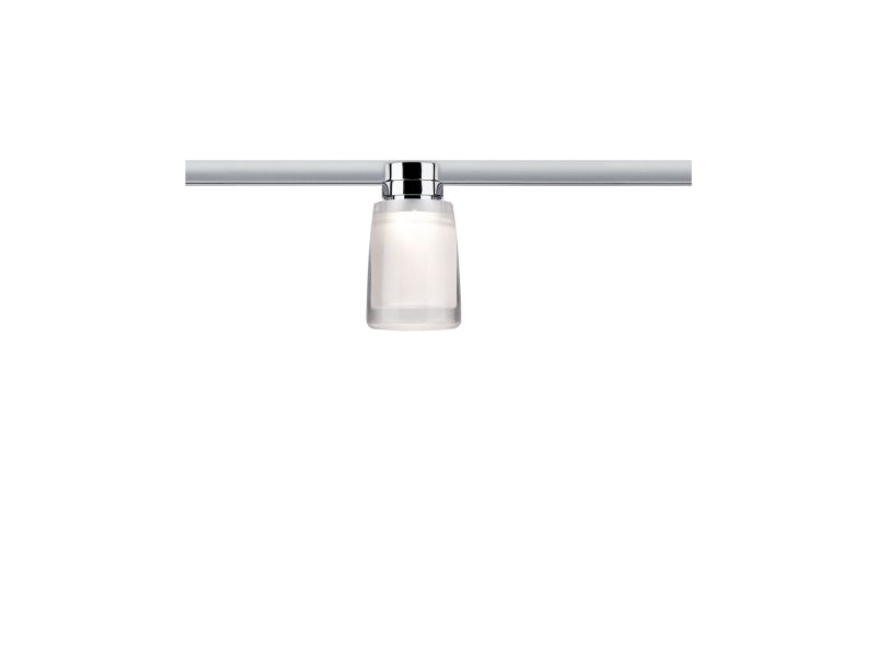 Paulmann Safira Hochvolt-Schienensystemleuchte Urail Led Einbauleuchte 5,2 W Led (Rgb) Chrom, Klar, Satin