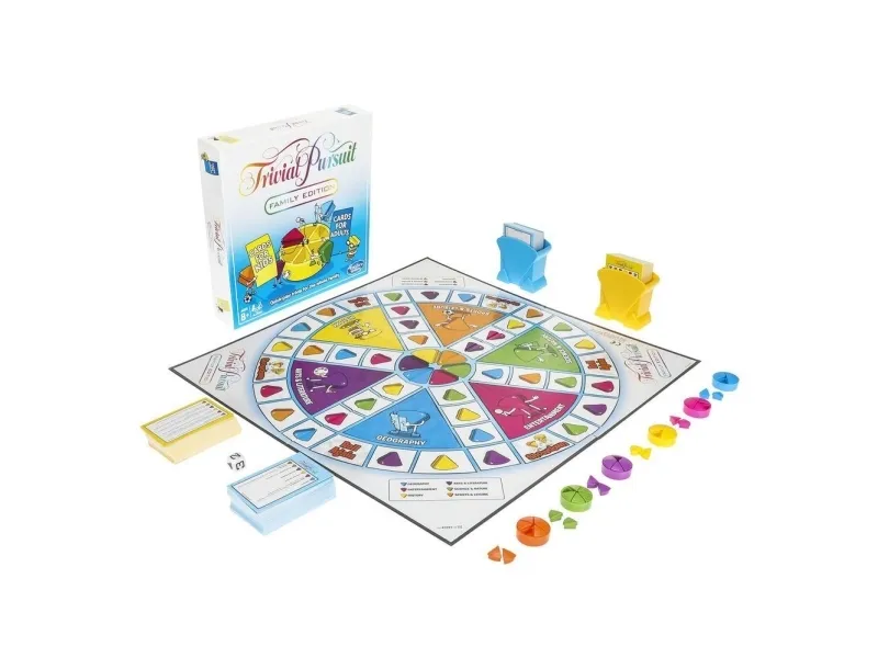 Trivial Pursuit, édition famille, Jeu de société Parker, édition 1999 -  Videgrenierdunet