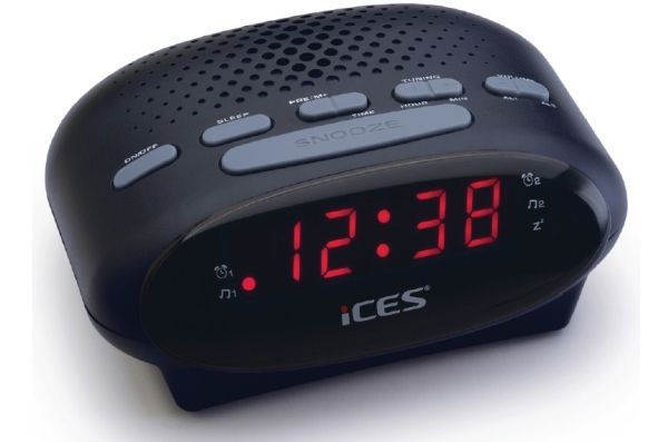 Ices Icr-210, Ur, Fm, Pll, Led, 1,52 Cm (0.6"), Sort, 3 V