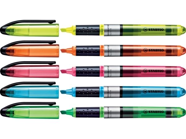Stabilo Navigator, 10 Stück(E), Pink, Mehrfarbig, Multi, Kunststoff, 1 Mm