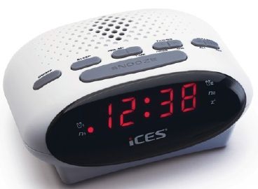 Radiowecker Ices Icr-210 Fm Weiß