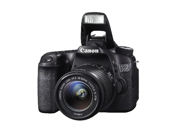komme Havanemone skrig Canon EOS 70D - Digitalkamera - SLR - 20.2 MP - APS-C - 1080p - 3x optisk  zoom EF-S 18-55 mm IS STM objektiv - Wireless LAN