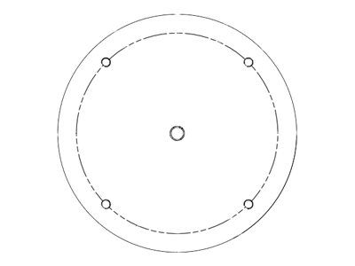 Hikvision Ds-2909Zj, Mount Adapter, Universal, Hikvision Digital Technology, White, Ds-2Td2617b-X/Pa, Ds-2Td2636b-X/P, Aluminium