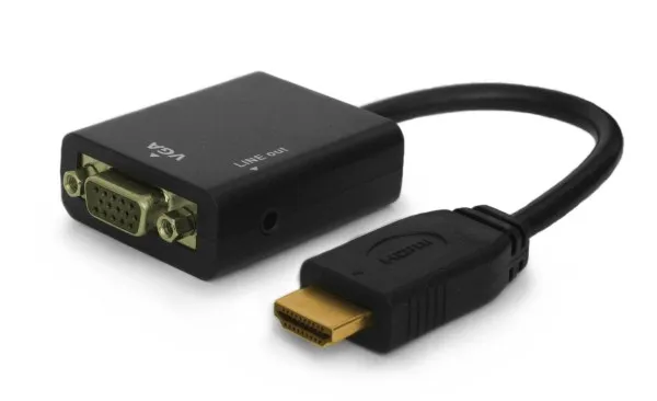 SAVIO CL-23 Adapter HDMI - VGA with audio - Videokonverterare - HDMI - VGA