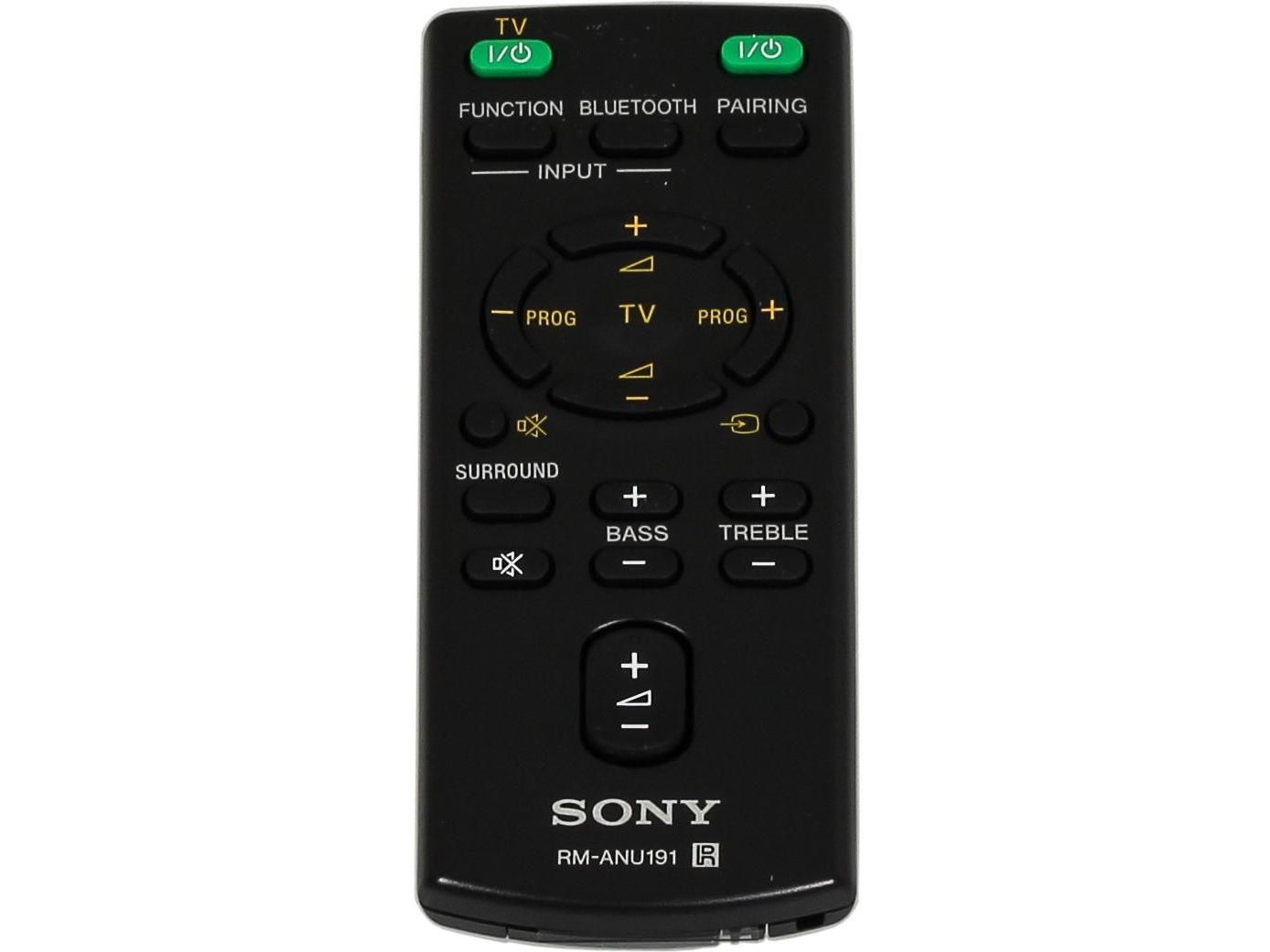 Sony Rm-Anu191, Kabelgebunden, Drucktasten, Weiß