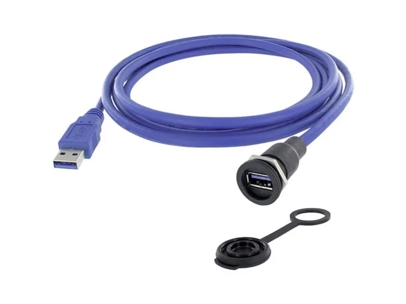 USB-Stecker Einbaustecker, bündig M16 1310-1015-03 encitech Inhalt: 1 Stück