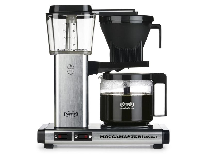Moccamaster Kbg 741, Filterkaffeemaschine, 1,25 L, 1520 W, Schwarz, Edelstahl